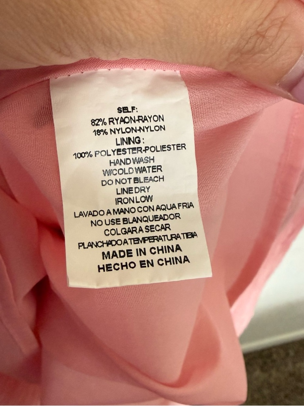 &merci Pink Ruffle V-Neck Maxi Dress - Picture 7 of 8